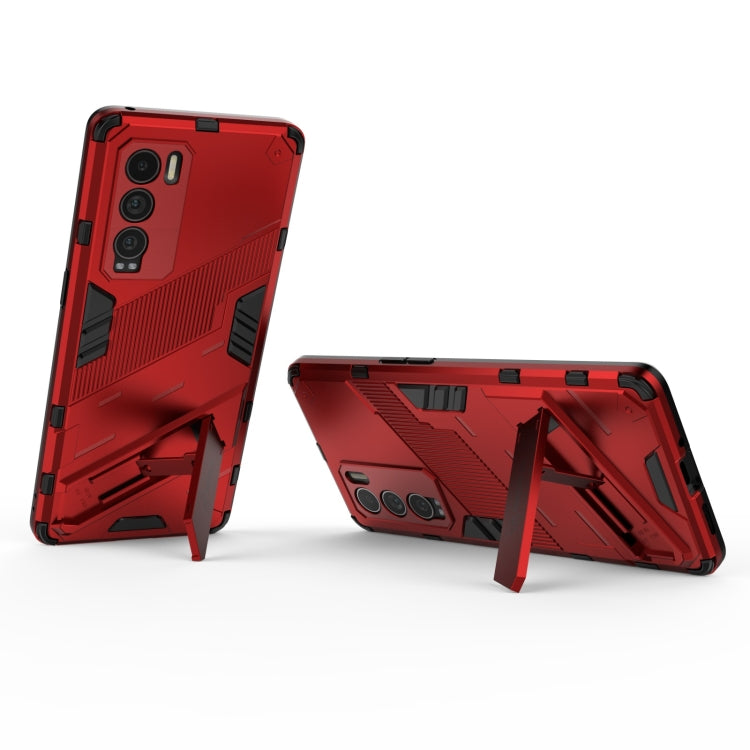 For OPPO Realme GT Explorer Master Punk Armor 2 in 1 PC + TPU Shockproof Case with Invisible Holder