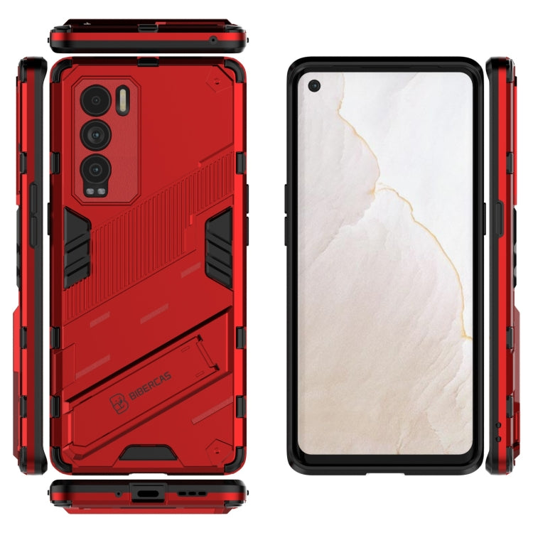 For OPPO Realme GT Explorer Master Punk Armor 2 in 1 PC + TPU Shockproof Case with Invisible Holder