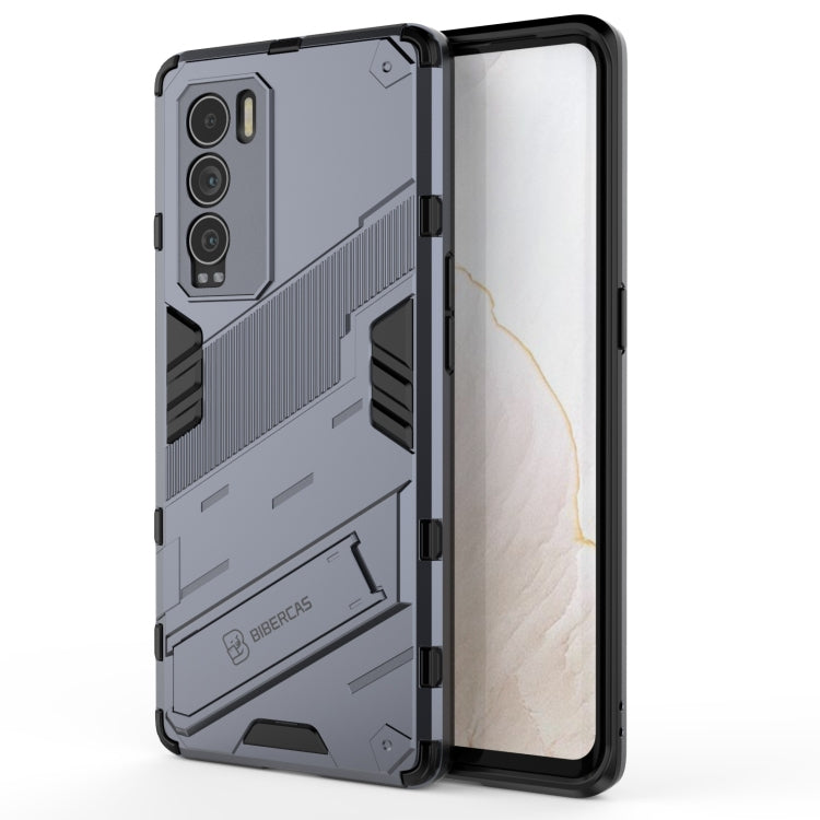 For OPPO Realme GT Explorer Master Punk Armor 2 in 1 PC + TPU Shockproof Case with Invisible Holder