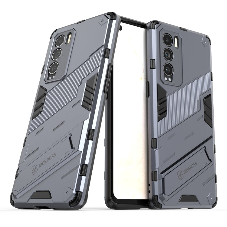 For OPPO Realme GT Explorer Master Punk Armor 2 in 1 PC + TPU Shockproof Case with Invisible Holder