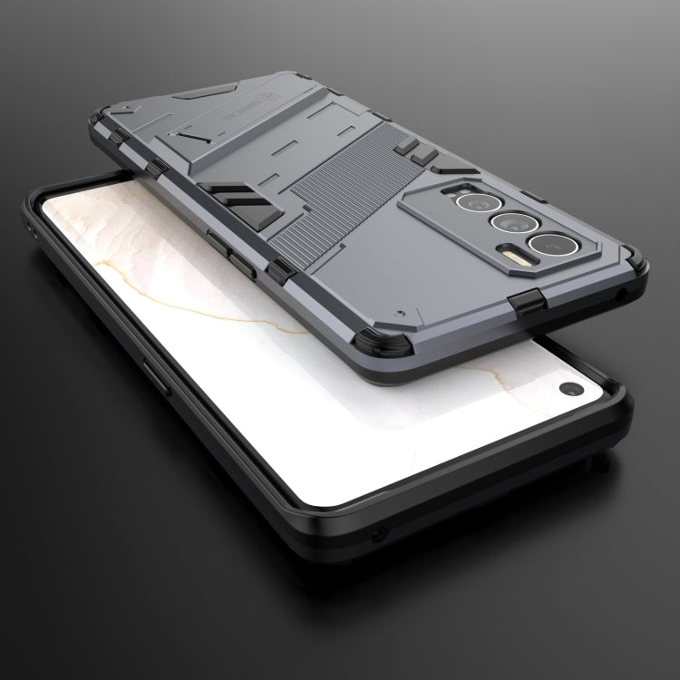 For OPPO Realme GT Explorer Master Punk Armor 2 in 1 PC + TPU Shockproof Case with Invisible Holder