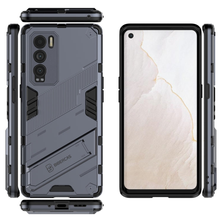 For OPPO Realme GT Explorer Master Punk Armor 2 in 1 PC + TPU Shockproof Case with Invisible Holder