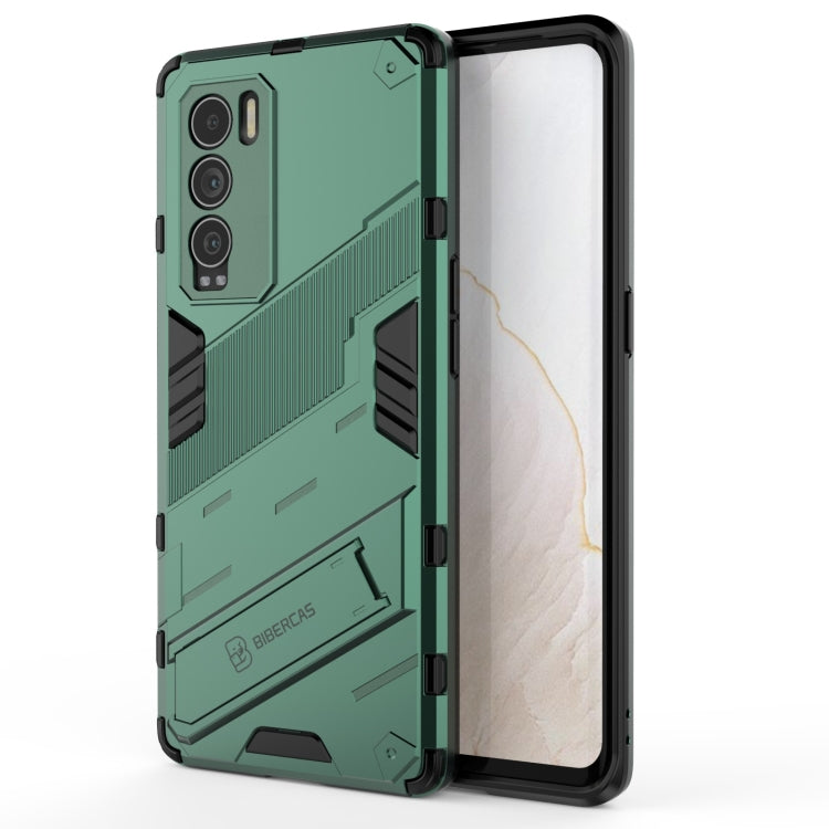 For OPPO Realme GT Explorer Master Punk Armor 2 in 1 PC + TPU Shockproof Case with Invisible Holder