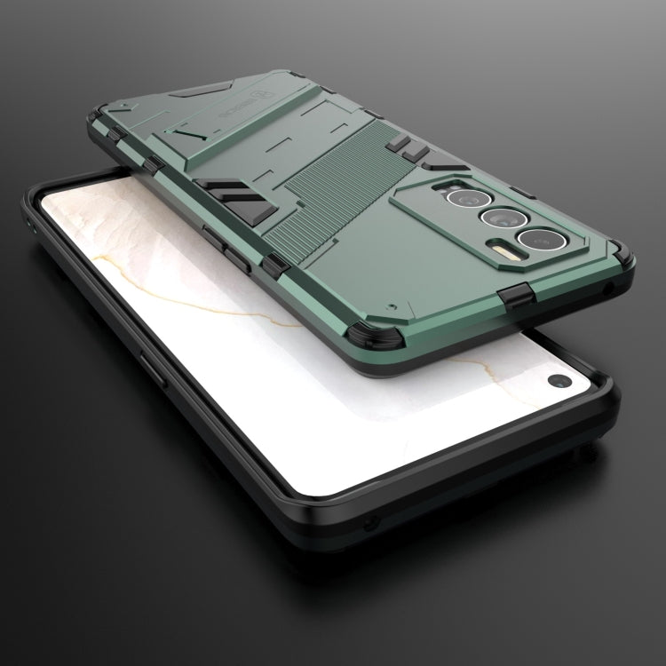 For OPPO Realme GT Explorer Master Punk Armor 2 in 1 PC + TPU Shockproof Case with Invisible Holder