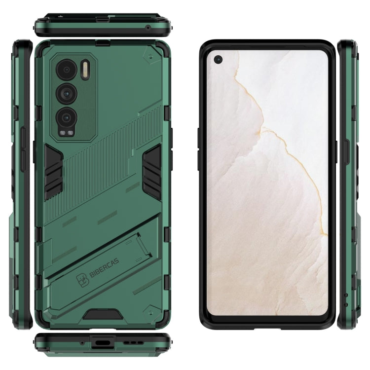 For OPPO Realme GT Explorer Master Punk Armor 2 in 1 PC + TPU Shockproof Case with Invisible Holder