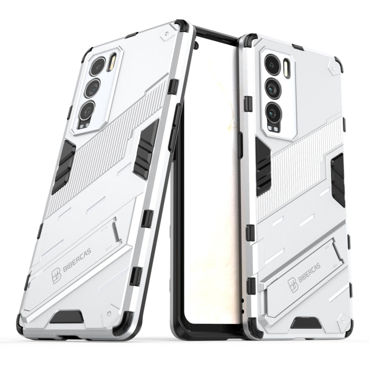 For OPPO Realme GT Explorer Master Punk Armor 2 in 1 PC + TPU Shockproof Case with Invisible Holder