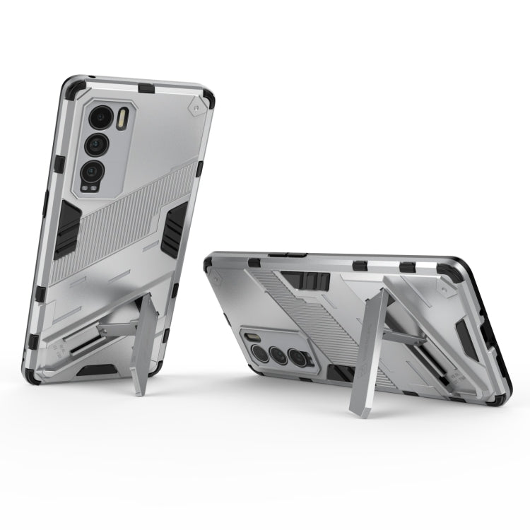 For OPPO Realme GT Explorer Master Punk Armor 2 in 1 PC + TPU Shockproof Case with Invisible Holder