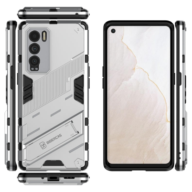 For OPPO Realme GT Explorer Master Punk Armor 2 in 1 PC + TPU Shockproof Case with Invisible Holder