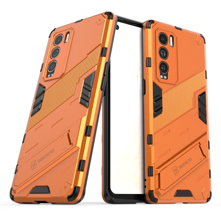 For OPPO Realme GT Explorer Master Punk Armor 2 in 1 PC + TPU Shockproof Case with Invisible Holder