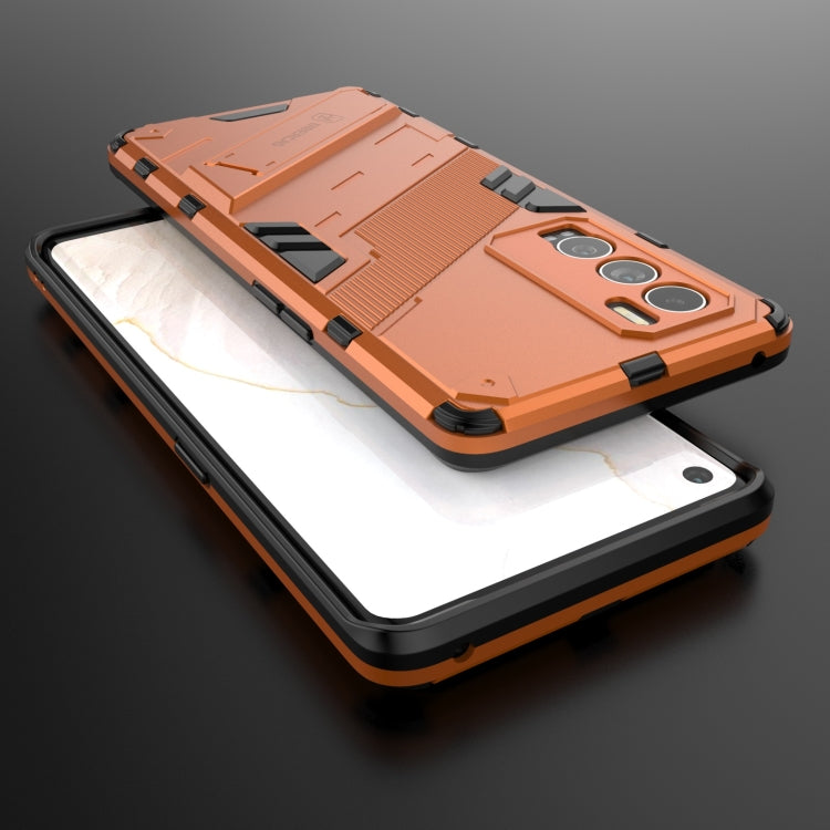 For OPPO Realme GT Explorer Master Punk Armor 2 in 1 PC + TPU Shockproof Case with Invisible Holder