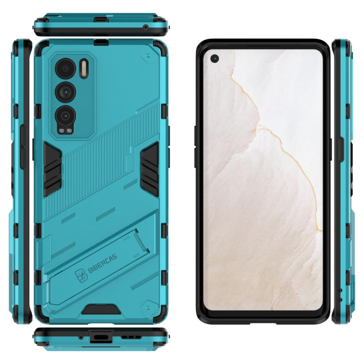 For OPPO Realme GT Explorer Master Punk Armor 2 in 1 PC + TPU Shockproof Case with Invisible Holder