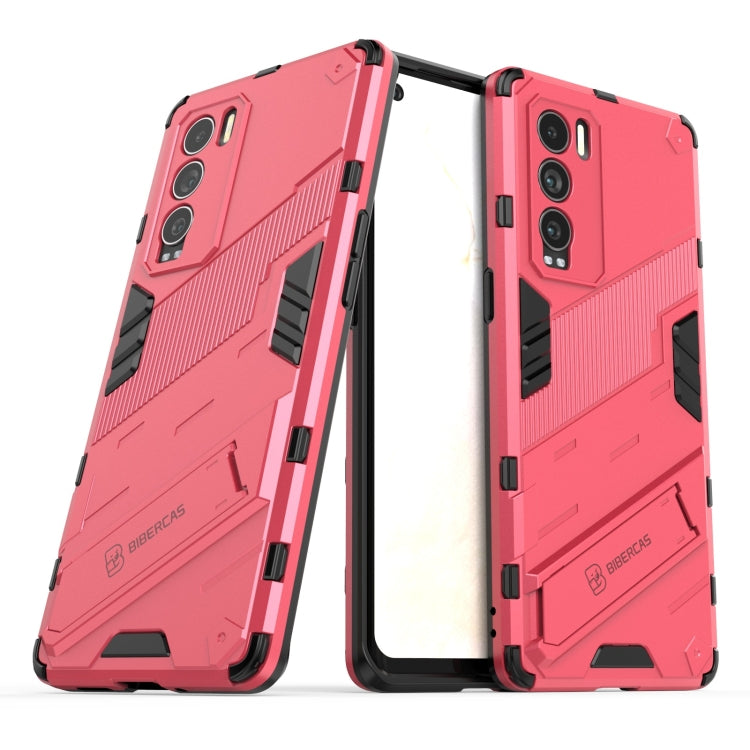 For OPPO Realme GT Explorer Master Punk Armor 2 in 1 PC + TPU Shockproof Case with Invisible Holder