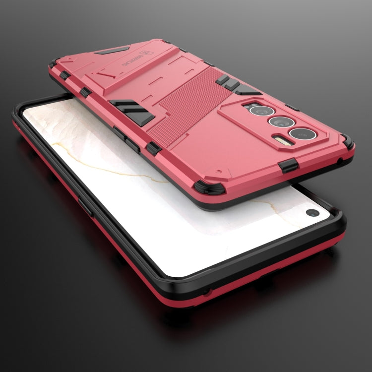 For OPPO Realme GT Explorer Master Punk Armor 2 in 1 PC + TPU Shockproof Case with Invisible Holder