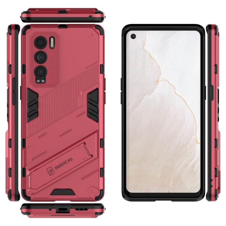 For OPPO Realme GT Explorer Master Punk Armor 2 in 1 PC + TPU Shockproof Case with Invisible Holder
