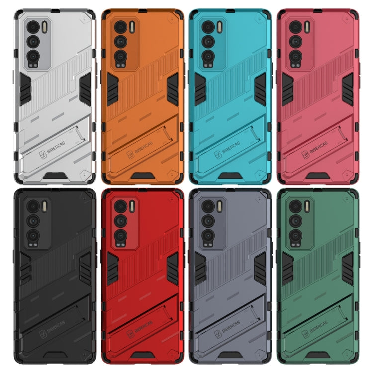 For OPPO Realme GT Explorer Master Punk Armor 2 in 1 PC + TPU Shockproof Case with Invisible Holder