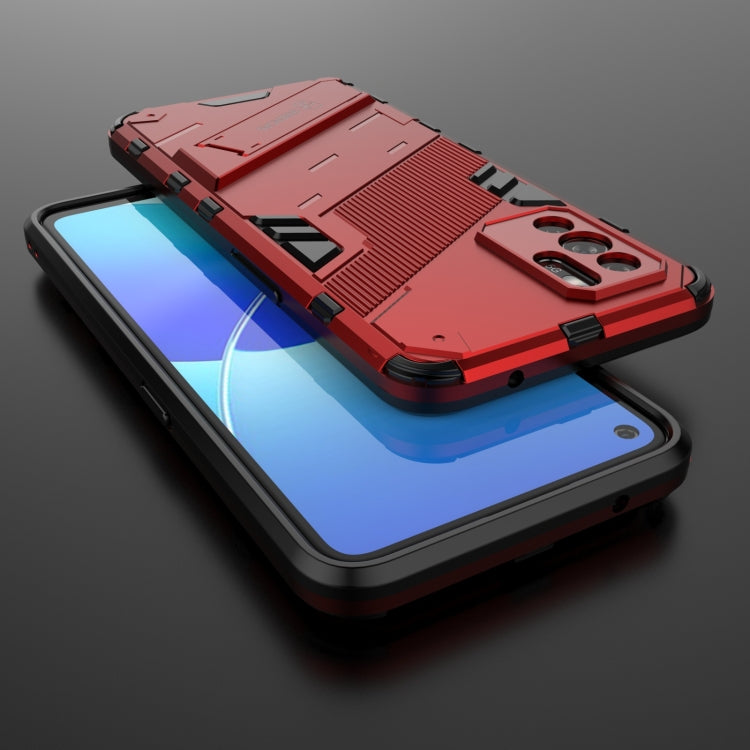 For OPPO Reno6 Z Punk Armor 2 in 1 PC + TPU Shockproof Case with Invisible Holder