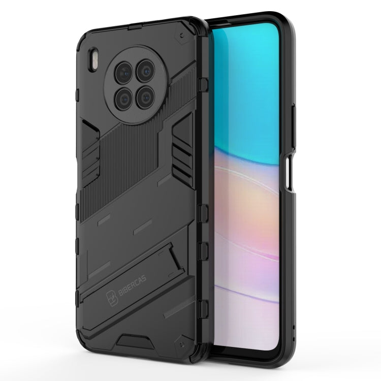 For Huawei nova 8i Foreign Version Punk Armor 2 in 1 PC + TPU Shockproof Case with Invisible Holder