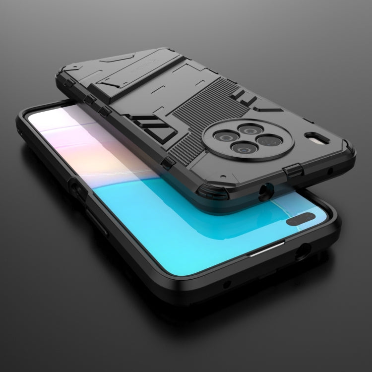For Huawei nova 8i Foreign Version Punk Armor 2 in 1 PC + TPU Shockproof Case with Invisible Holder