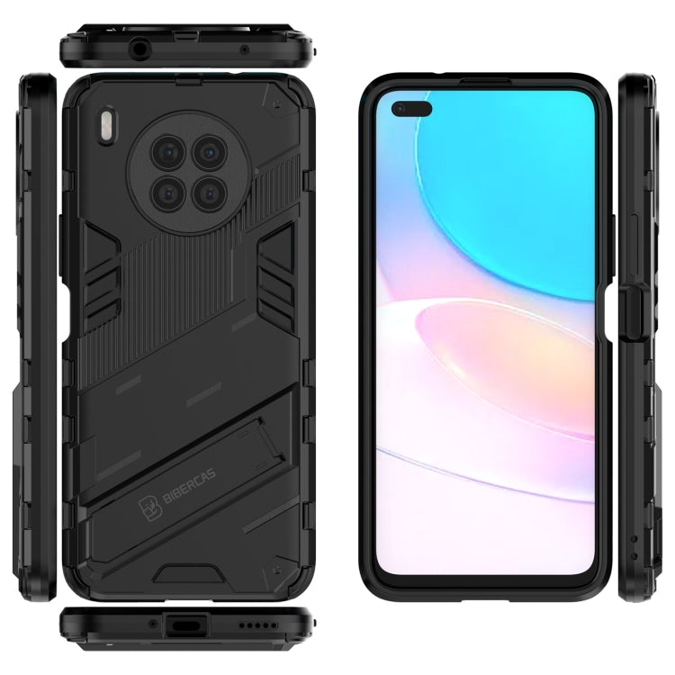 For Huawei nova 8i Foreign Version Punk Armor 2 in 1 PC + TPU Shockproof Case with Invisible Holder