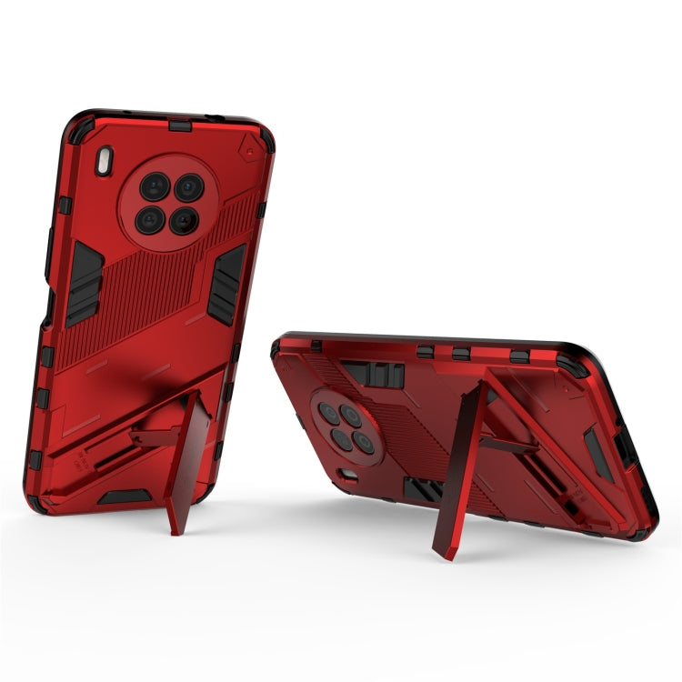 For Huawei nova 8i Foreign Version Punk Armor 2 in 1 PC + TPU Shockproof Case with Invisible Holder