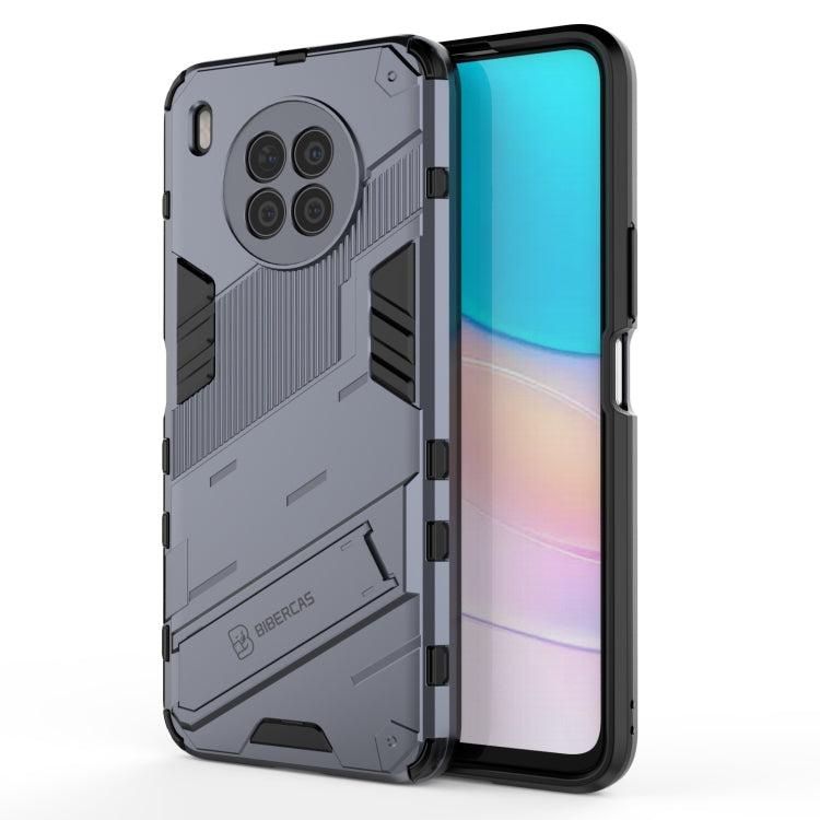 For Huawei nova 8i Foreign Version Punk Armor 2 in 1 PC + TPU Shockproof Case with Invisible Holder