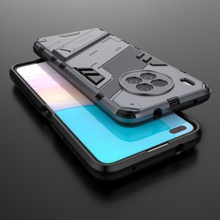 For Huawei nova 8i Foreign Version Punk Armor 2 in 1 PC + TPU Shockproof Case with Invisible Holder
