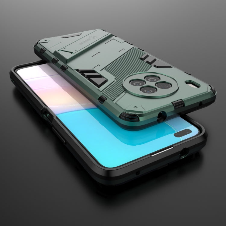 For Huawei nova 8i Foreign Version Punk Armor 2 in 1 PC + TPU Shockproof Case with Invisible Holder