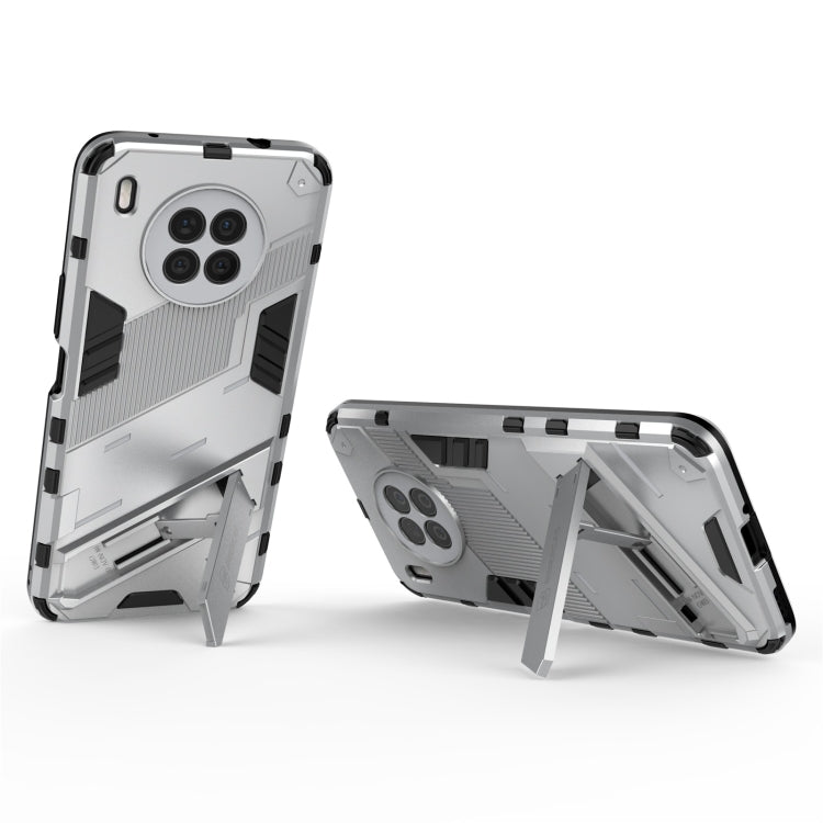 For Huawei nova 8i Foreign Version Punk Armor 2 in 1 PC + TPU Shockproof Case with Invisible Holder