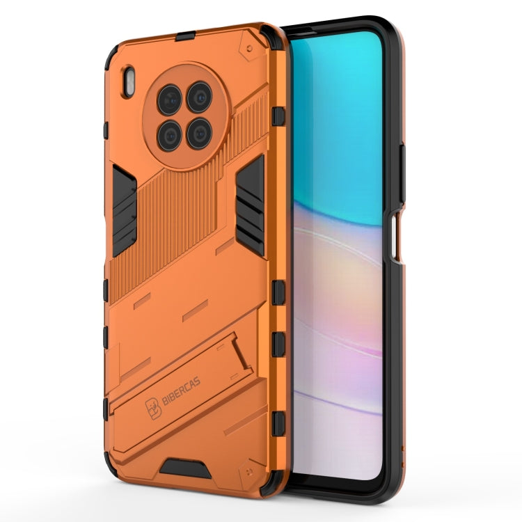 For Huawei nova 8i Foreign Version Punk Armor 2 in 1 PC + TPU Shockproof Case with Invisible Holder