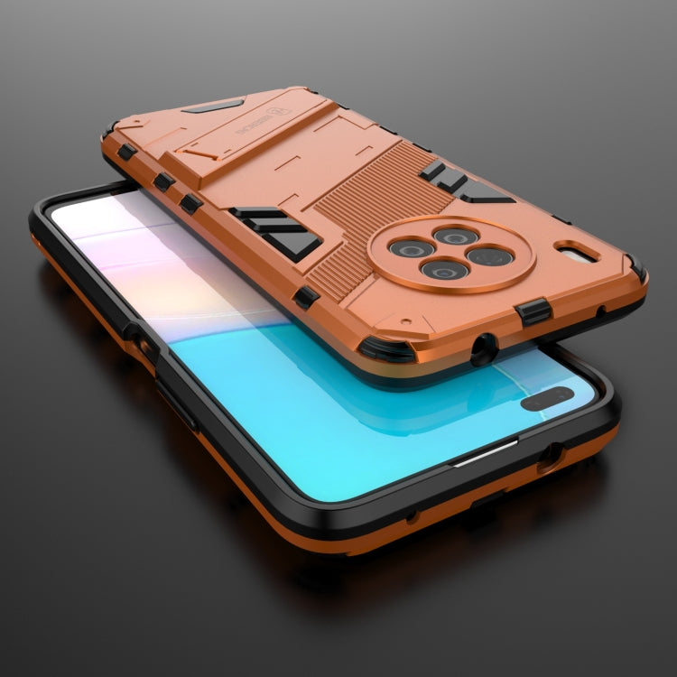 For Huawei nova 8i Foreign Version Punk Armor 2 in 1 PC + TPU Shockproof Case with Invisible Holder