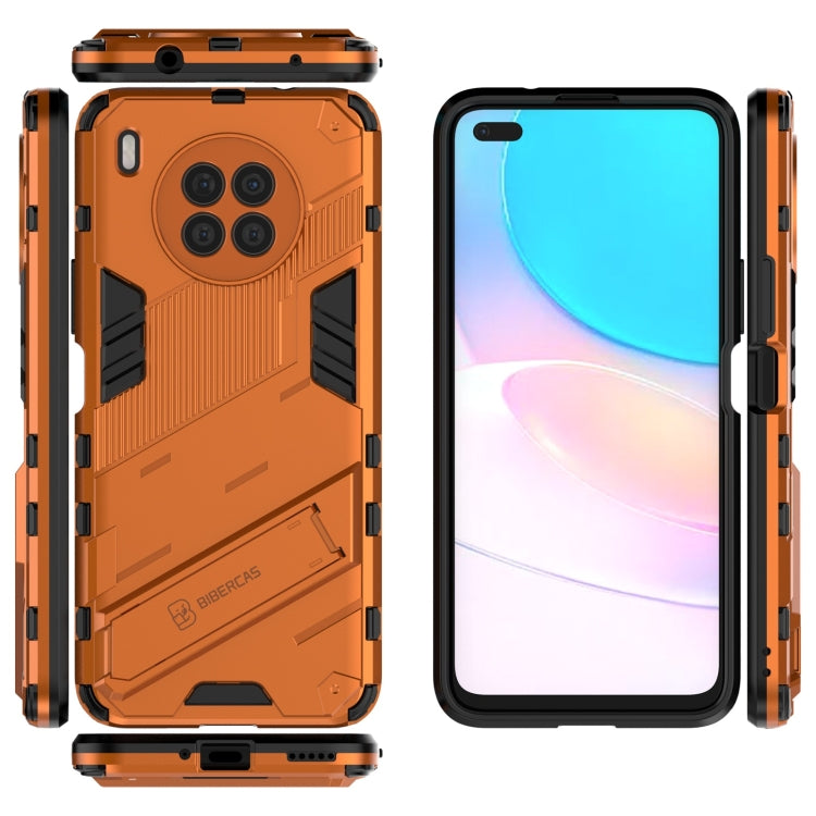 For Huawei nova 8i Foreign Version Punk Armor 2 in 1 PC + TPU Shockproof Case with Invisible Holder