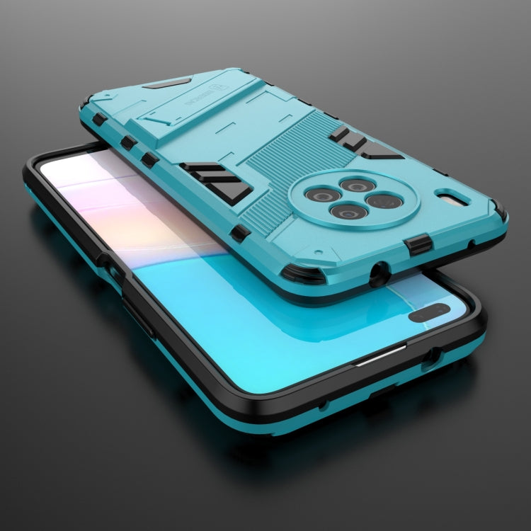 For Huawei nova 8i Foreign Version Punk Armor 2 in 1 PC + TPU Shockproof Case with Invisible Holder