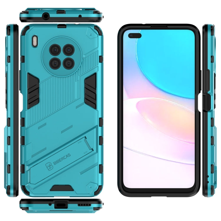 For Huawei nova 8i Foreign Version Punk Armor 2 in 1 PC + TPU Shockproof Case with Invisible Holder