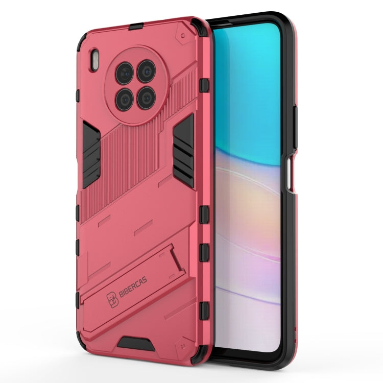 For Huawei nova 8i Foreign Version Punk Armor 2 in 1 PC + TPU Shockproof Case with Invisible Holder