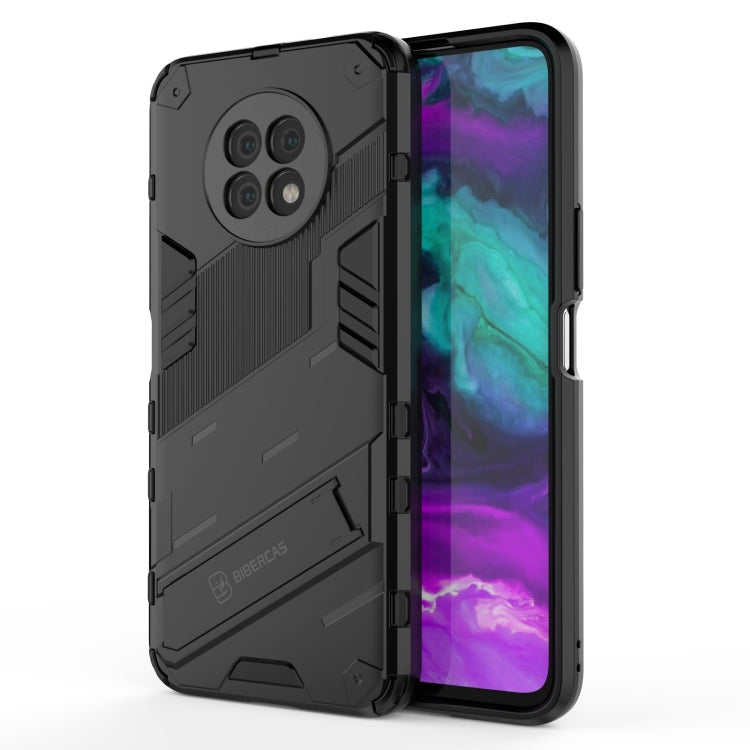 For Honor X20 Punk Armor 2 in 1 PC + TPU Shockproof Case with Invisible Holder