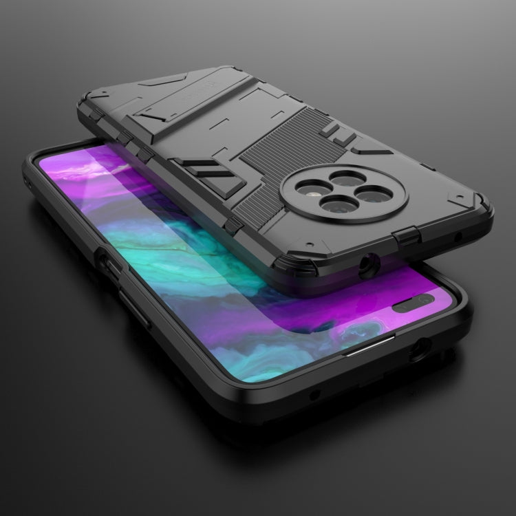 For Honor X20 Punk Armor 2 in 1 PC + TPU Shockproof Case with Invisible Holder