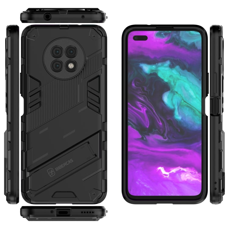 For Honor X20 Punk Armor 2 in 1 PC + TPU Shockproof Case with Invisible Holder