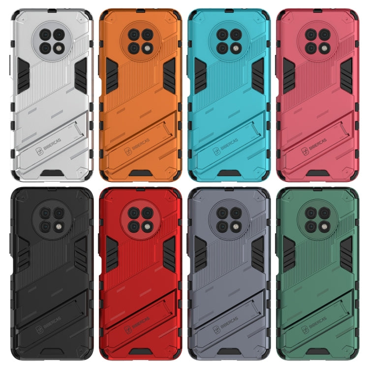 For Honor X20 Punk Armor 2 in 1 PC + TPU Shockproof Case with Invisible Holder