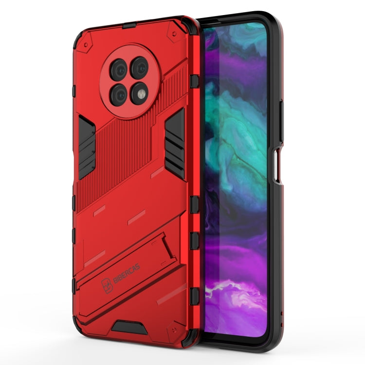 For Honor X20 Punk Armor 2 in 1 PC + TPU Shockproof Case with Invisible Holder