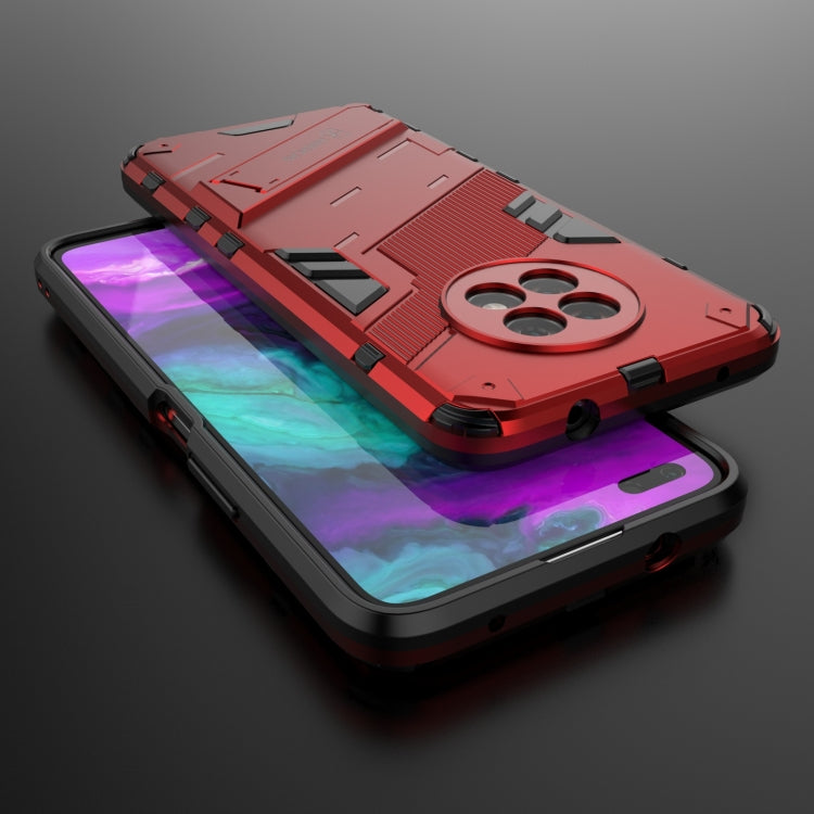 For Honor X20 Punk Armor 2 in 1 PC + TPU Shockproof Case with Invisible Holder