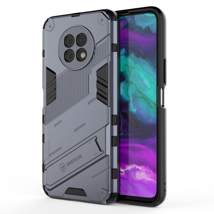 For Honor X20 Punk Armor 2 in 1 PC + TPU Shockproof Case with Invisible Holder