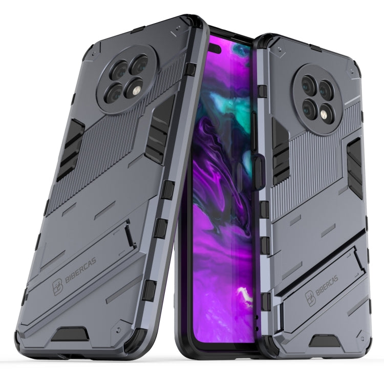 For Honor X20 Punk Armor 2 in 1 PC + TPU Shockproof Case with Invisible Holder