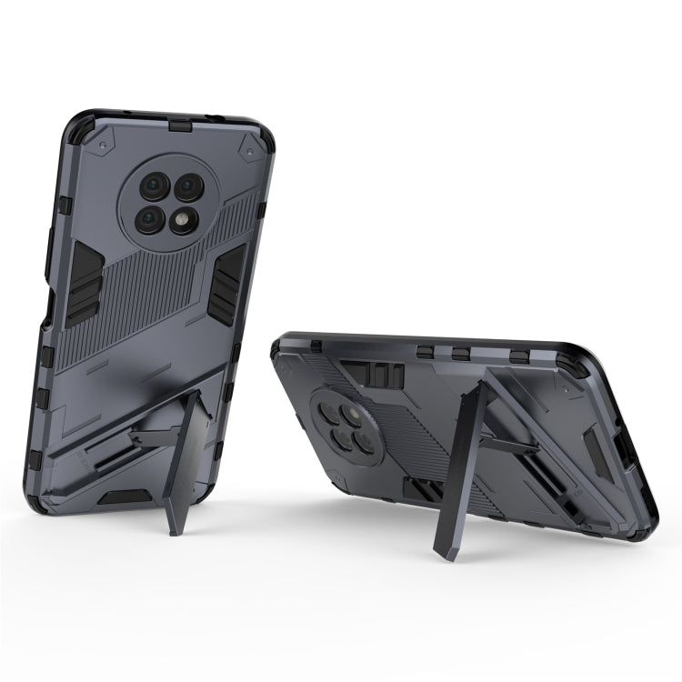 For Honor X20 Punk Armor 2 in 1 PC + TPU Shockproof Case with Invisible Holder
