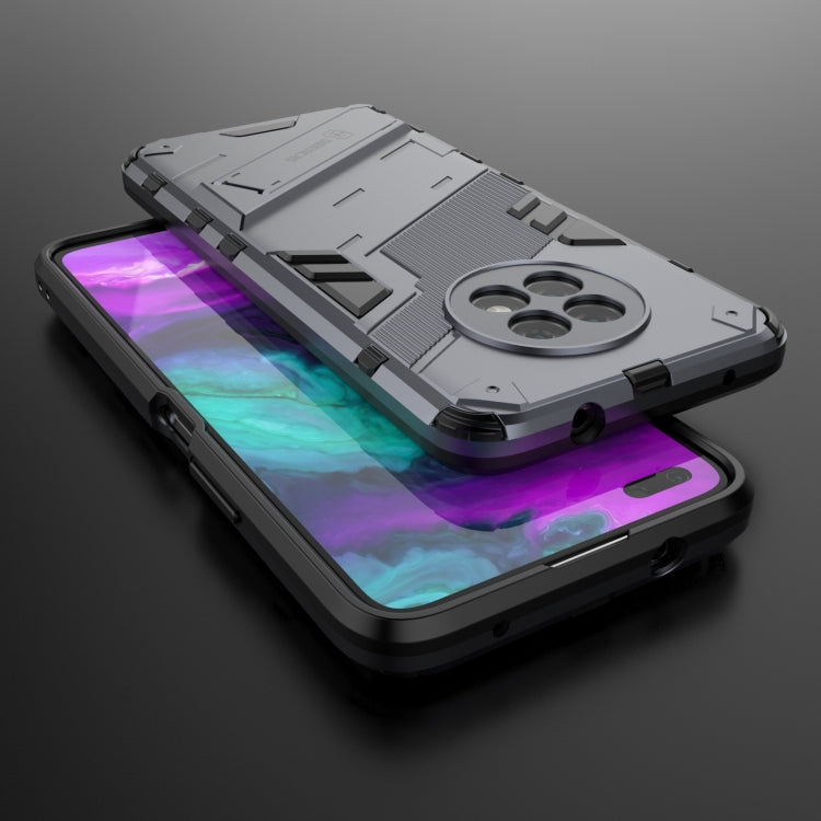 For Honor X20 Punk Armor 2 in 1 PC + TPU Shockproof Case with Invisible Holder