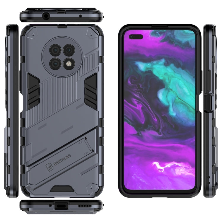 For Honor X20 Punk Armor 2 in 1 PC + TPU Shockproof Case with Invisible Holder