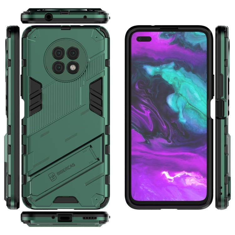 For Honor X20 Punk Armor 2 in 1 PC + TPU Shockproof Case with Invisible Holder