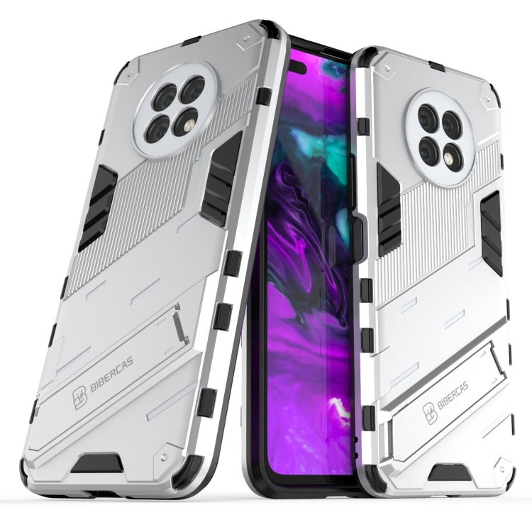 For Honor X20 Punk Armor 2 in 1 PC + TPU Shockproof Case with Invisible Holder