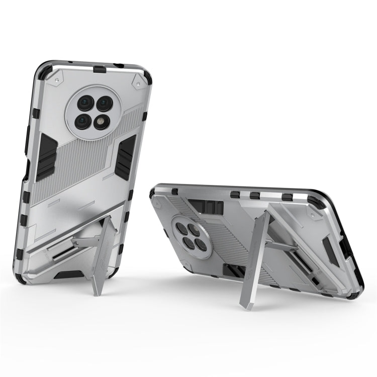 For Honor X20 Punk Armor 2 in 1 PC + TPU Shockproof Case with Invisible Holder
