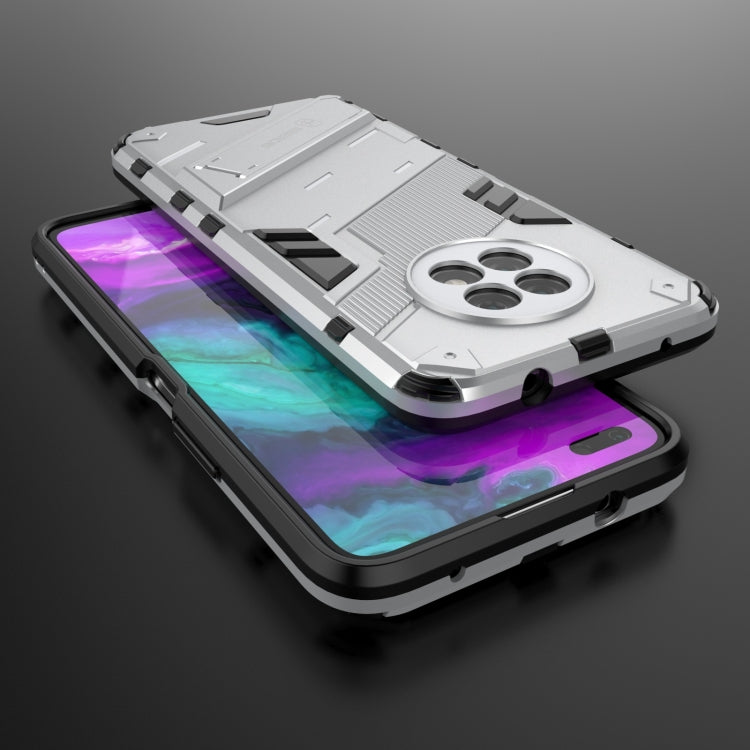 For Honor X20 Punk Armor 2 in 1 PC + TPU Shockproof Case with Invisible Holder