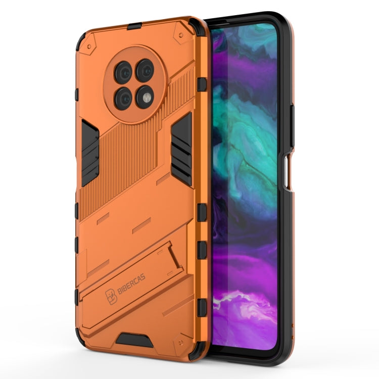 For Honor X20 Punk Armor 2 in 1 PC + TPU Shockproof Case with Invisible Holder